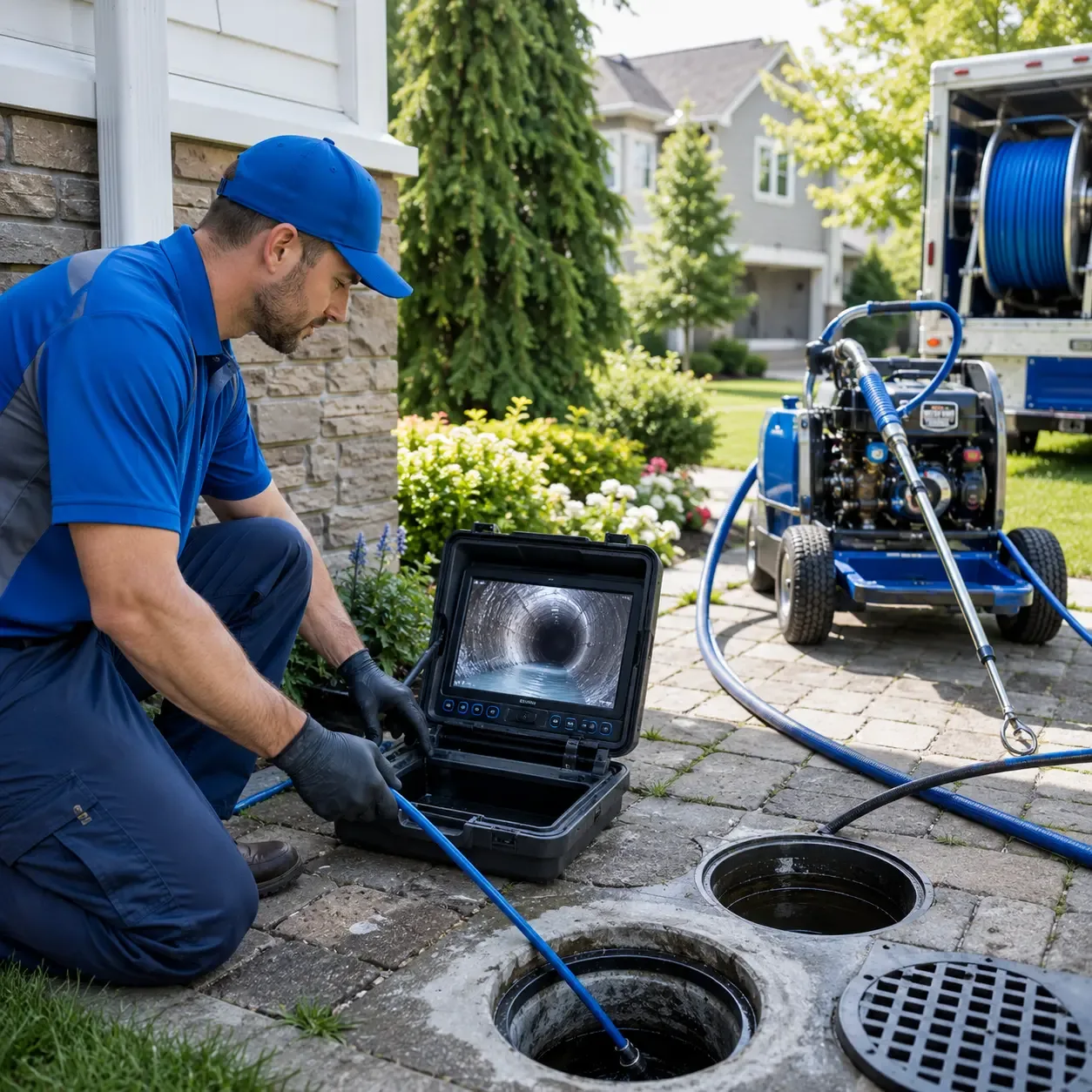Outdoor drain cleaning professionals serving Prairieburg, IA